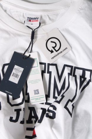 Herren T-Shirt Tommy Jeans, Größe XL, Farbe Weiß, Preis 35,05 €