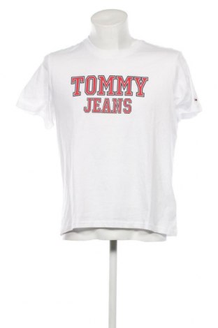 Męski T-shirt Tommy Jeans, Rozmiar L, Kolor Biały, Cena 163,13 zł
