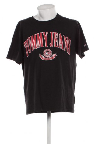 Herren T-Shirt Tommy Jeans, Größe L, Farbe Schwarz, Preis 31,55 €