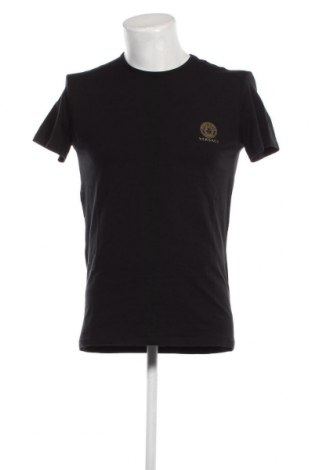 Męski T-shirt Versace, Rozmiar M, Kolor Czarny, Cena 677,88 zł