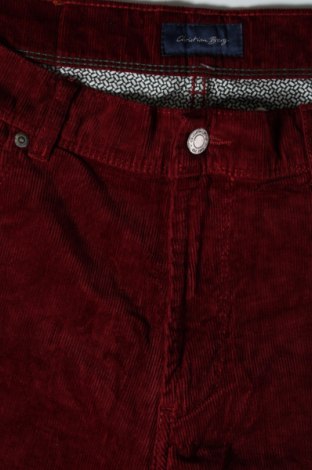 Pantaloni raiați de bărbați Christian Berg, Mărime M, Culoare Roșu, Preț 95,39 Lei