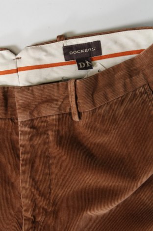 Pantaloni raiați de bărbați Dockers, Mărime M, Culoare Maro, Preț 12,32 Lei