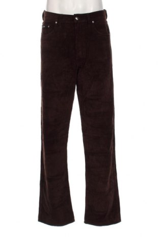 Pantaloni raiați de bărbați Hugo Boss, Mărime L, Culoare Maro, Preț 83,82 Lei