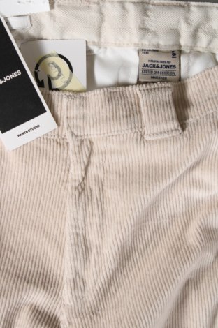 Ανδρικό κοτλέ παντελόνι Jack & Jones, Μέγεθος M, Χρώμα  Μπέζ, Τιμή 42,27 €