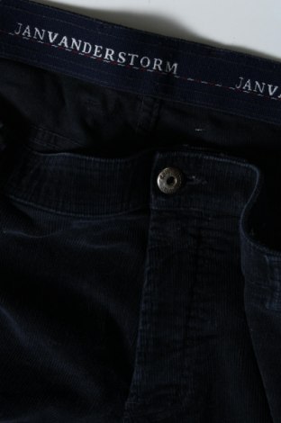 Ανδρικό κοτλέ παντελόνι Jan Vanderstorm, Μέγεθος M, Χρώμα Μπλέ, Τιμή 3,77 €