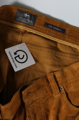 Мъжки джинси Nils Sundstrom, Размер L, Цвят Жълт, Цена 29,00 лв.