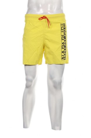 Мъжки къс панталон Napapijri, Размер S, Цвят Жълт, Цена 40,50 лв.