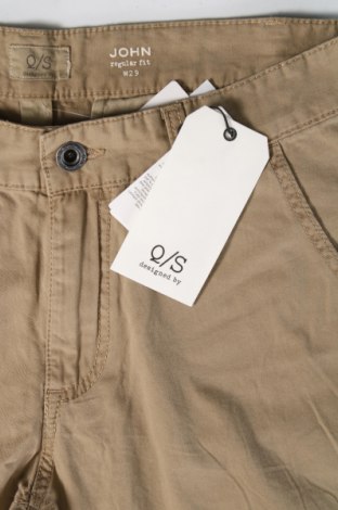 Ανδρικό κοντό παντελόνι Q/S by S.Oliver, Μέγεθος S, Χρώμα  Μπέζ, Τιμή 29,90 €