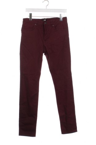 Мъжки панталон H&M, Размер S, Цвят Червен, Цена 9,57 лв.