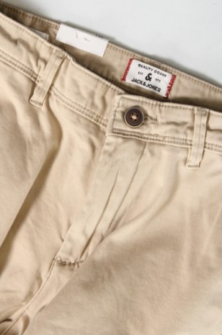 Мъжки панталон Jack & Jones, Размер S, Цвят Бежов, Цена 16,40 лв.