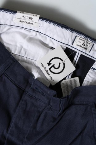 Мъжки панталон Jack & Jones, Размер M, Цвят Син, Цена 27,06 лв.