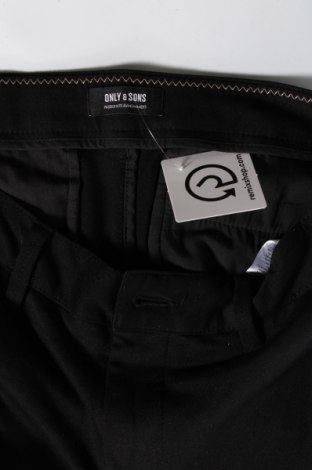 Ανδρικό παντελόνι Only & Sons, Μέγεθος M, Χρώμα Μαύρο, Τιμή 13,51 €