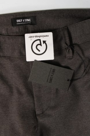 Мъжки панталон Only & Sons, Размер S, Цвят Сив, Цена 9,66 лв.