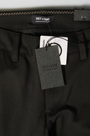 Мъжки панталон Only & Sons, Размер S, Цвят Зелен, Цена 46,00 лв.