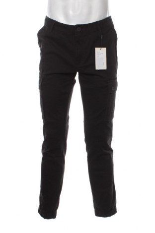 Мъжки панталон Pier One, Размер M, Цвят Черен, Цена 21,62 лв.