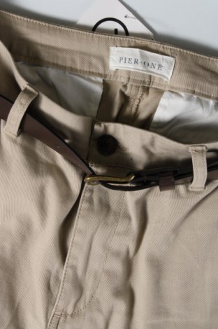 Ανδρικό παντελόνι Pier One, Μέγεθος M, Χρώμα  Μπέζ, Τιμή 23,71 €