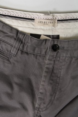 Мъжки панталон Selected, Размер L, Цвят Сив, Цена 44,00 лв.