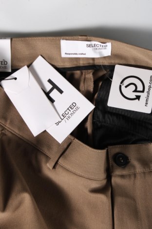 Pantaloni de bărbați Selected Homme, Mărime L, Culoare Maro, Preț 50,00 Lei