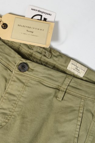 Pantaloni de bărbați Selected Homme, Mărime S, Culoare Verde, Preț 312,50 Lei