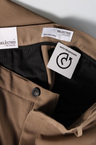 Pantaloni de bărbați Selected Homme, Mărime M, Culoare Maro, Preț 31,49 Lei