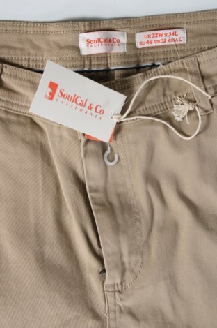 Pánské kalhoty  Soulcal & Co, Velikost M, Barva Béžová, Cena  667,00 Kč