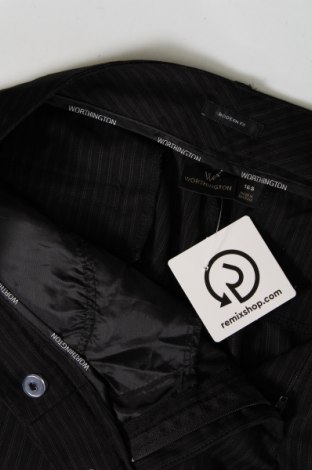 Ανδρικό παντελόνι Worthington, Μέγεθος L, Χρώμα Μαύρο, Τιμή 2,67 €