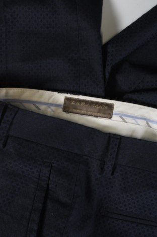 Мъжки панталон Zara Man, Размер S, Цвят Син, Цена 17,84 лв.