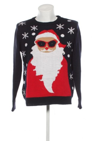 Ανδρικό πουλόβερ, Μέγεθος L, Χρώμα Μπλέ, Τιμή 5,92 €