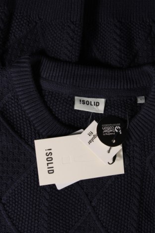 Ανδρικό πουλόβερ ! Solid, Μέγεθος L, Χρώμα Μπλέ, Τιμή 16,70 €