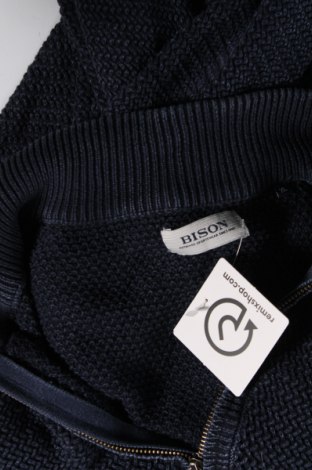 Ανδρικό πουλόβερ Bison, Μέγεθος XL, Χρώμα Μπλέ, Τιμή 6,68 €