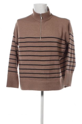 Мъжки пуловер C&A, Размер L, Цвят Кафяв, Цена 8,70 лв.