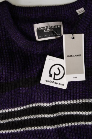 Męski sweter Core By Jack & Jones, Rozmiar L, Kolor Kolorowy, Cena 54,38 zł