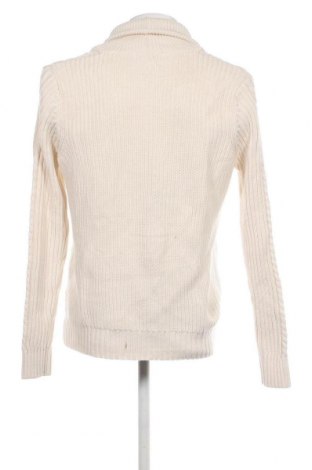 Мъжки пуловер Dressmann, Размер M, Цвят Бял, Цена 10,32 лв.