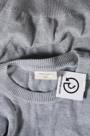 Мъжки пуловер Free Quent, Размер L, Цвят Сив, Цена 8,16 лв.