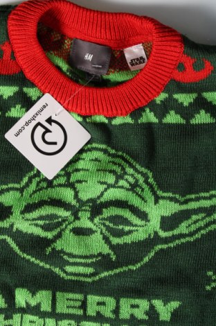 Мъжки пуловер H&M, Размер M, Цвят Зелен, Цена 10,44 лв.