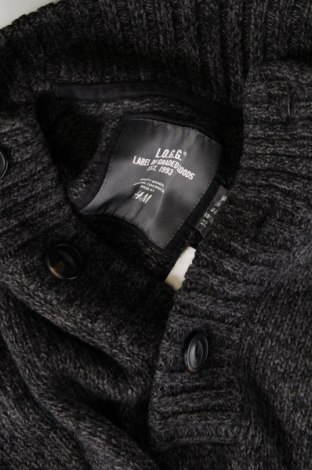 Мъжки пуловер H&M L.O.G.G., Размер L, Цвят Сив, Цена 9,86 лв.