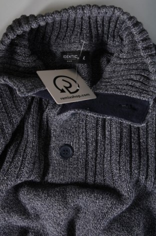 Ανδρικό πουλόβερ Identic, Μέγεθος L, Χρώμα Μπλέ, Τιμή 5,38 €
