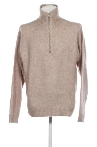 Herrenpullover Jack & Jones, Größe M, Farbe Beige, Preis 31,99 €