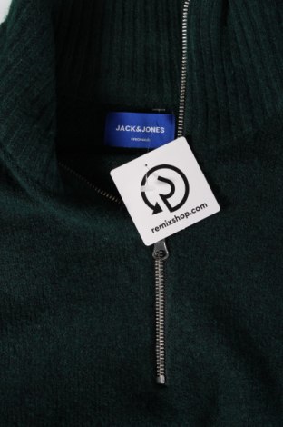 Ανδρικό πουλόβερ Jack & Jones, Μέγεθος L, Χρώμα Πράσινο, Τιμή 35,05 €