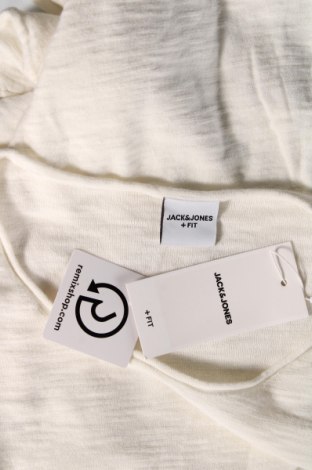Ανδρικό πουλόβερ Jack & Jones, Μέγεθος 5XL, Χρώμα Λευκό, Τιμή 17,88 €