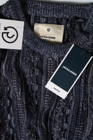 Ανδρικό πουλόβερ Jack & Jones PREMIUM, Μέγεθος L, Χρώμα Μπλέ, Τιμή 15,77 €
