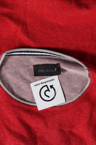 Ανδρικό πουλόβερ John Devin, Μέγεθος S, Χρώμα Κόκκινο, Τιμή 3,59 €