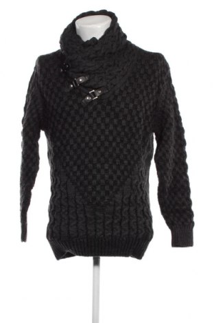 Мъжки пуловер Leif Nelson, Размер M, Цвят Черен, Цена 9,57 лв.