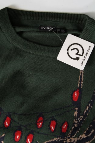 Мъжки пуловер Livergy, Размер M, Цвят Зелен, Цена 29,01 лв.
