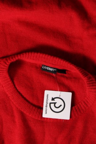Pulover de bărbați Livergy, Mărime L, Culoare Roșu, Preț 28,62 Lei