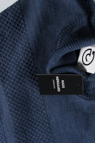 Ανδρικό πουλόβερ Mads Norgaard, Μέγεθος L, Χρώμα Μπλέ, Τιμή 69,70 €