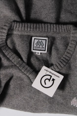 Ανδρικό πουλόβερ Missing Link, Μέγεθος M, Χρώμα Γκρί, Τιμή 6,13 €