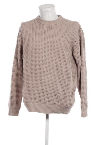 Ανδρικό πουλόβερ Originals By Jack & Jones, Μέγεθος L, Χρώμα  Μπέζ, Τιμή 8,76 €