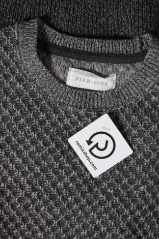 Ανδρικό πουλόβερ Pier One, Μέγεθος S, Χρώμα Γκρί, Τιμή 9,25 €