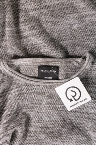 Мъжки пуловер Revelation, Размер M, Цвят Сив, Цена 13,05 лв.